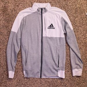 Adidas mens grey performance jacket
